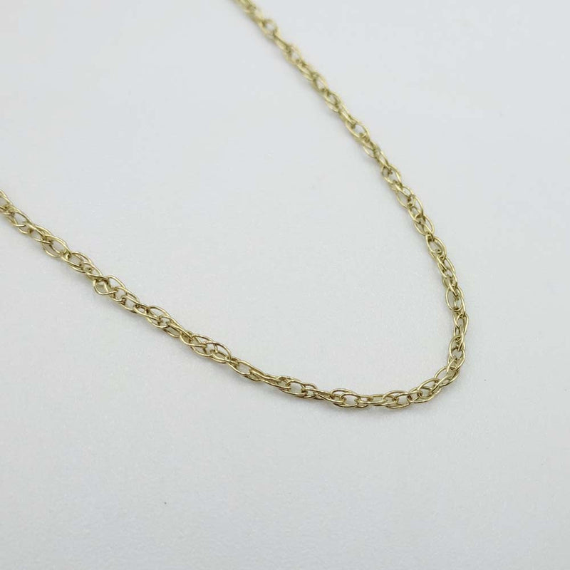 9ct Yellow Gold Fine Prince of Wales Chain Necklace 18"