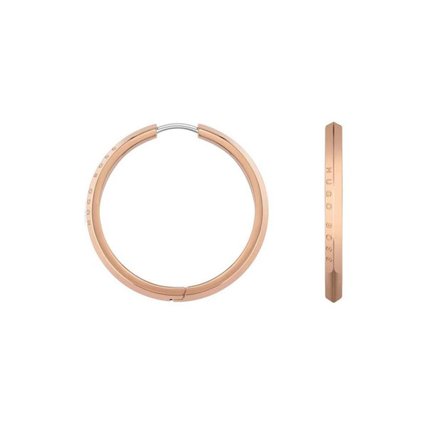 BOSS Insignia Hoop Earrings 1580017