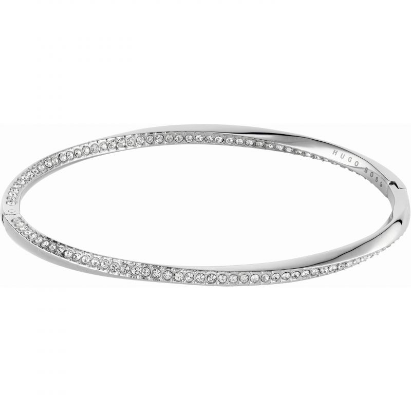 BOSS Signature Ladies Crystal Bangle 1580129M