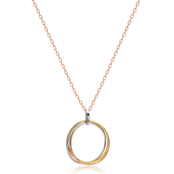 Real Effect London Silver Russian Ring Necklace RE46414