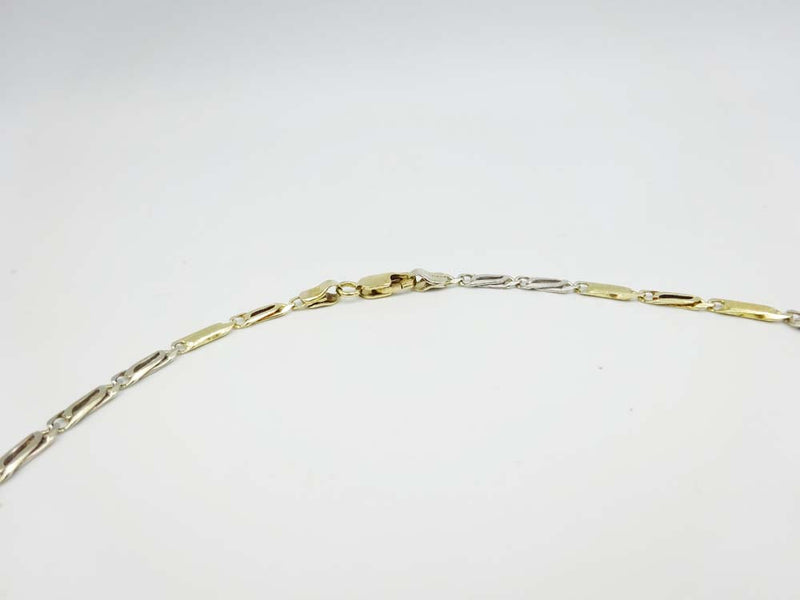 14ct 2 Colour Gold 20 Inch Chain 3mm