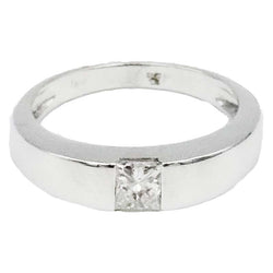 18ct White Gold 0.30ct Clarity SI2 Colour H Diamond Single Stone Ladies Engagement Ring Size M 1/2 3.7g - Richard Miles Jewellers