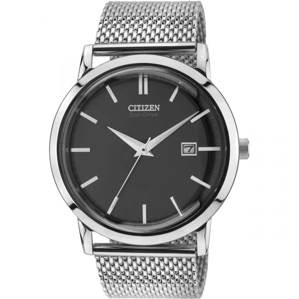Citizen Men's Eco Drive Mesh Bracelet Watch BM7190-56H - Richard Miles Jewellers