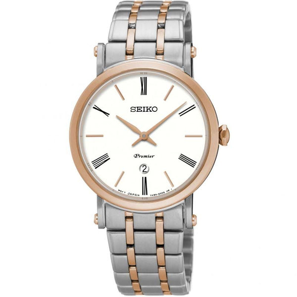 Seiko Ladies Two Tone Premier Watch SXB430P1 - Richard Miles Jewellers