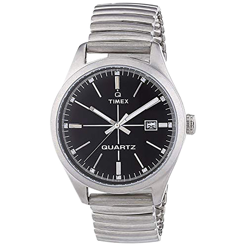 Timex T2N399ZB Original Men's Watch With Black Dial Expansion Band - Richard Miles Jewellers
